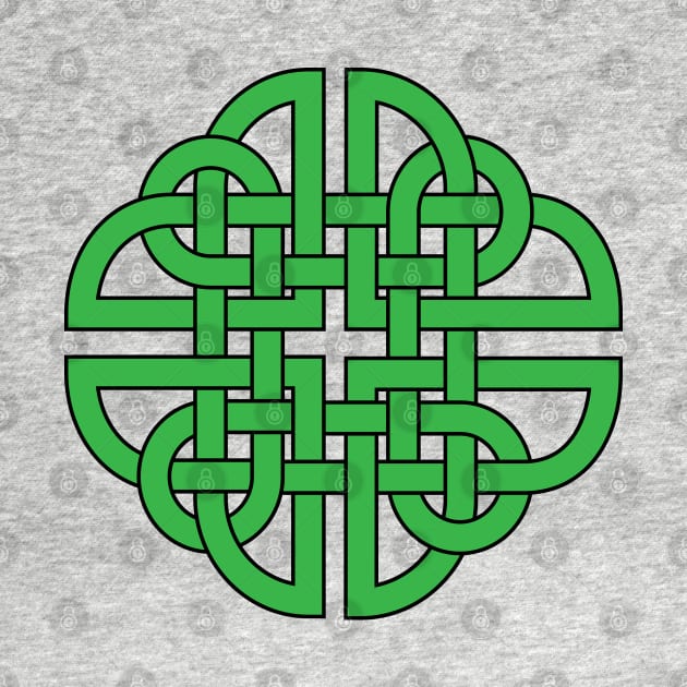 Celtic Knot Shield - St. Patrick's Day by skauff